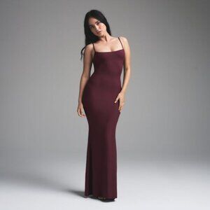 Skims Soft Lounge Long Slip Dress